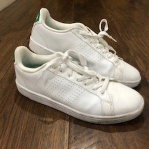 Adidas Neo  Cloud-foam Advantage Clean White Green